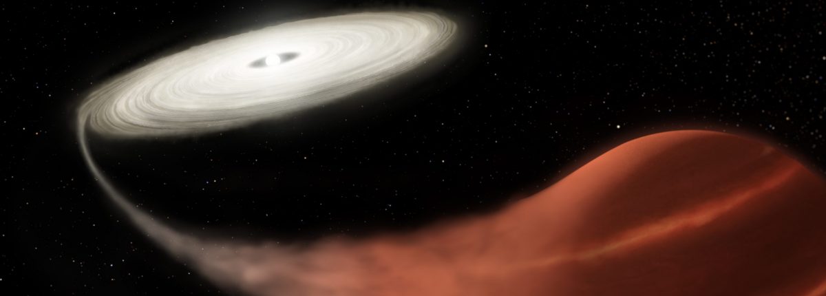 天文学者は衛星をむさぼり食いながら「吸血鬼」の星を捕まえる 