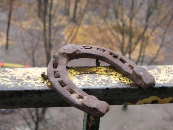 ポーチの馬蹄形 