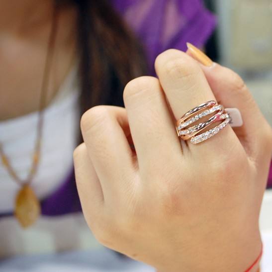 インデックスフィンガーのリングについてのサイン 