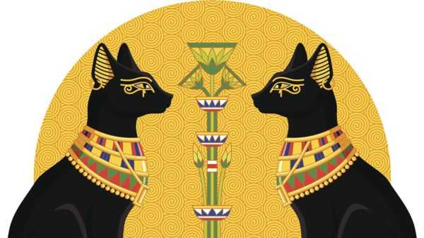 エジプトの猫のシンボル 