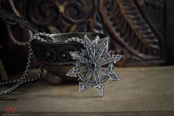 混沌の8つの尖った星 